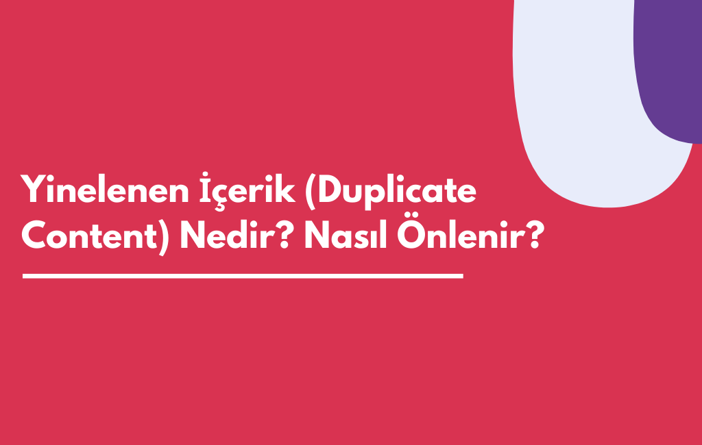 yinelenen içerik nedir