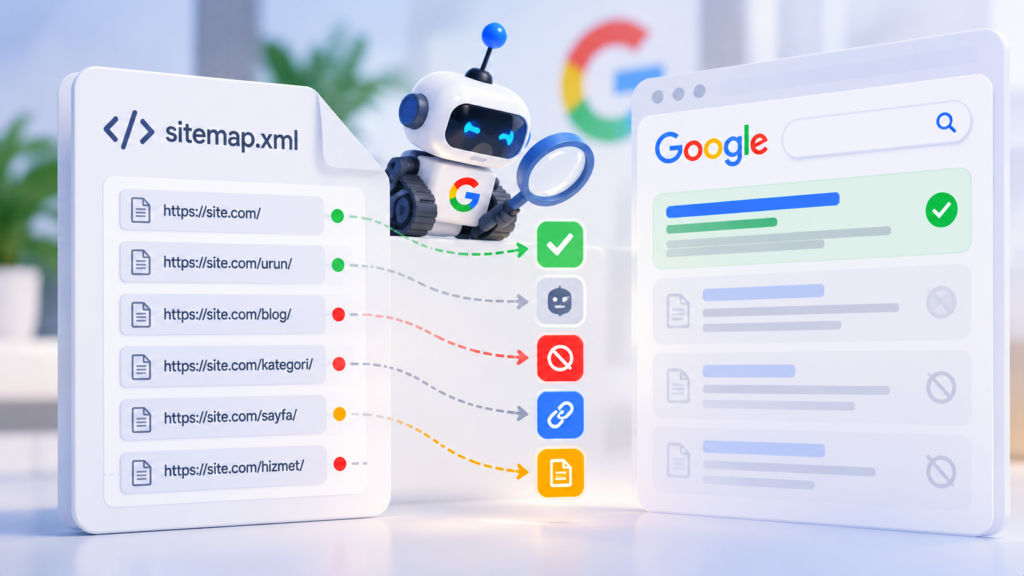Sitemap İçindeki URL'ler Neden Dizine Eklenmez? 2 Site Haritasindan Google Dizine Giden Yol