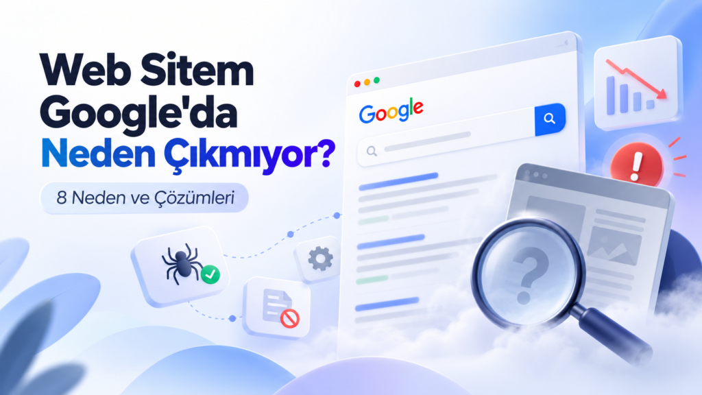 Web Sitem Google'da Neden Çıkmıyor? 1 Web Sitem Google'da Neden Çıkmıyor? | Sıfır Yazılım